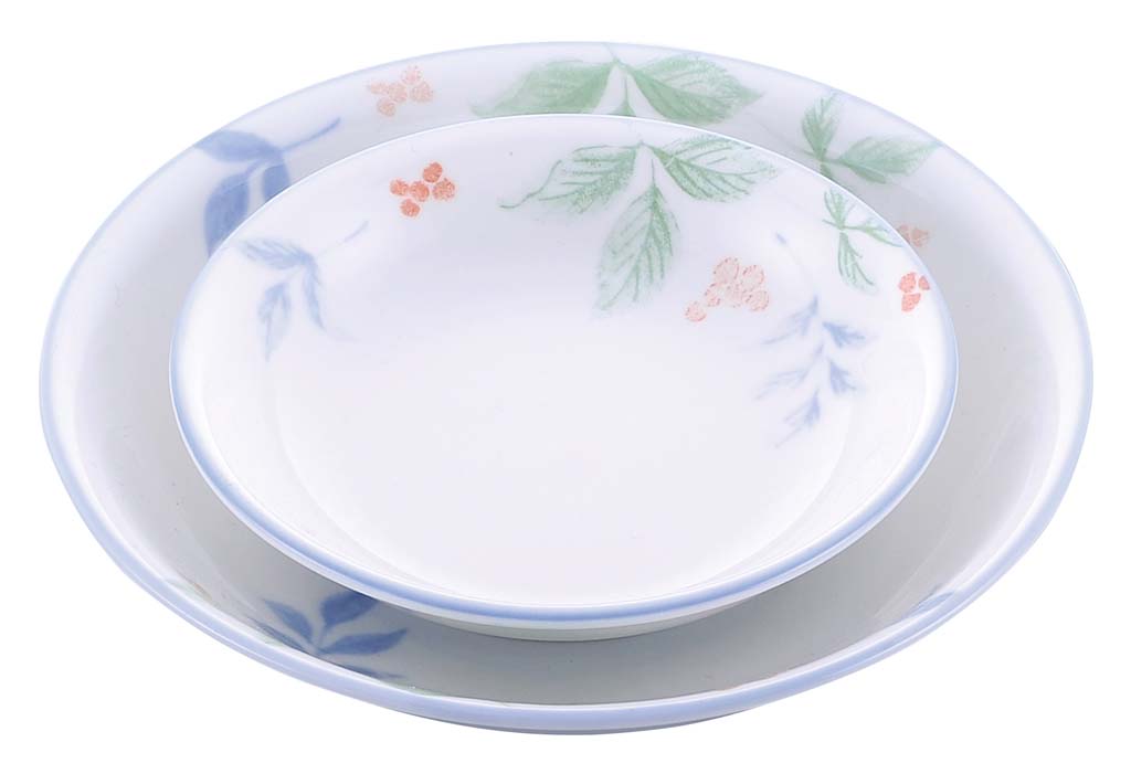 和食器コレクション 強化ささやき 丸皿4.5寸 業務用 8181390