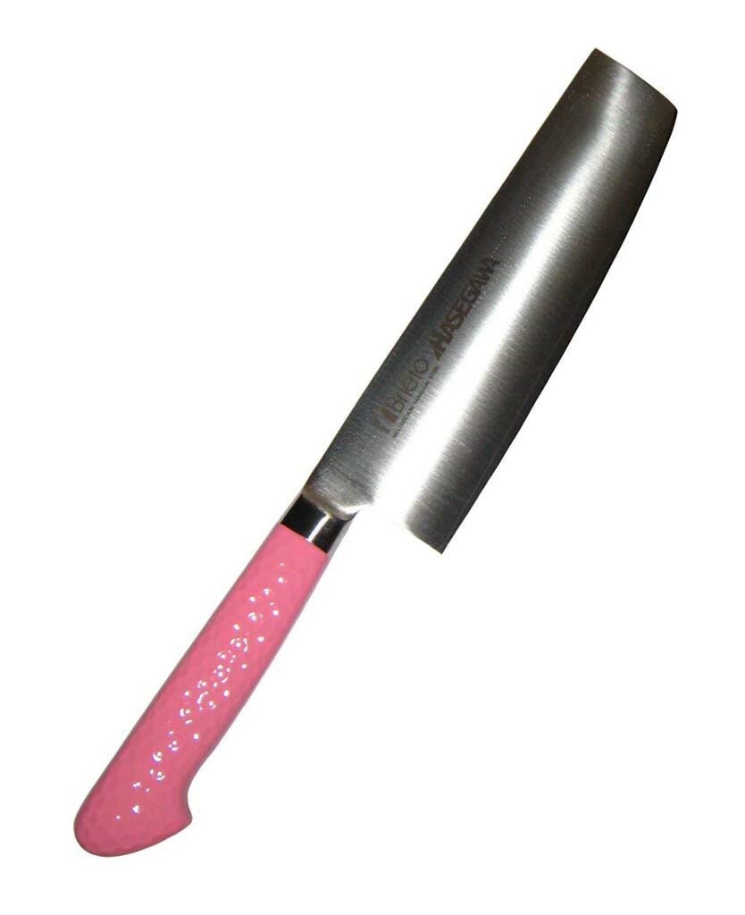 其它 - ハセガワ 抗菌カラー庖丁 菜切 MNK-18 18cm ピンク 業務用 8224920