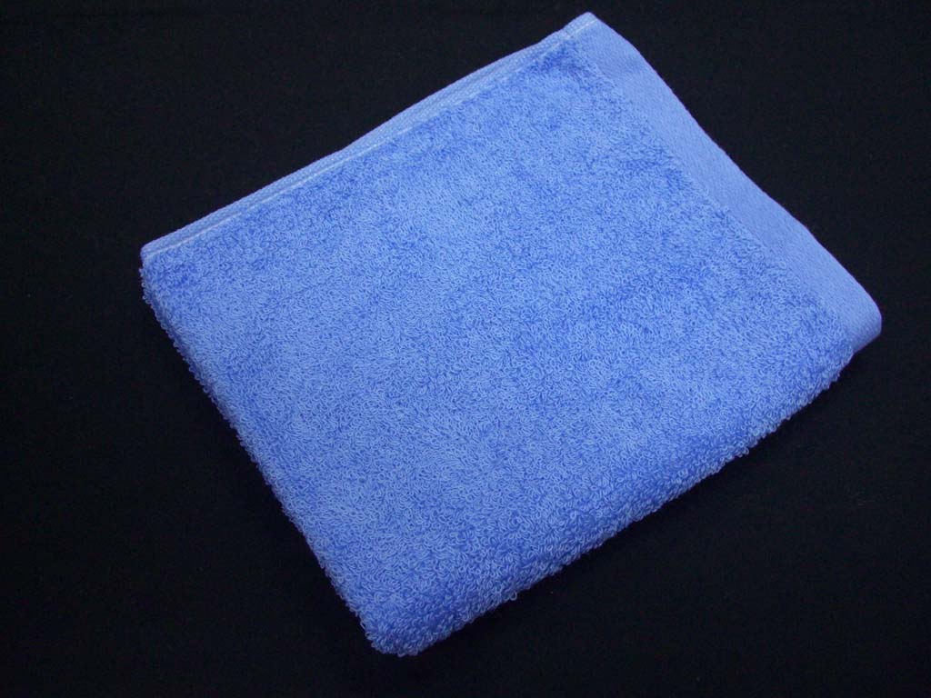 EBM ミューファン抗菌ウォッシュタオル#170(12枚入)ブルー 340×400 業務用 8324330