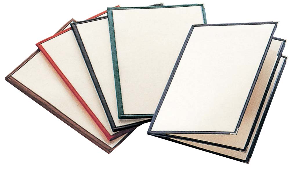 えいむ クリアテーピング メニューブック 合皮 LTA-46 緑 業務用 8333620