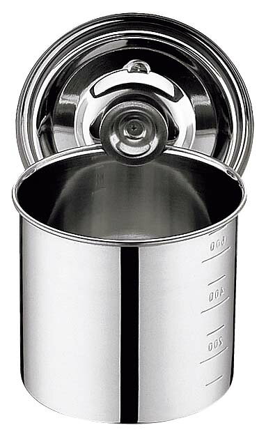 UK 18-8 キッチンポット 目盛付 19cm 手無 業務用 8378600