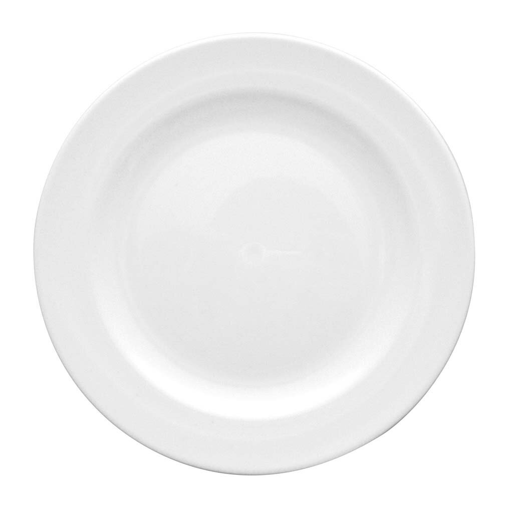 プラ容器 洋皿 丸 19(25枚入)白磁 業務用 8386700