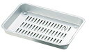アルマイト 標準 水切バット 4号 276×211×36 業務用 8446900