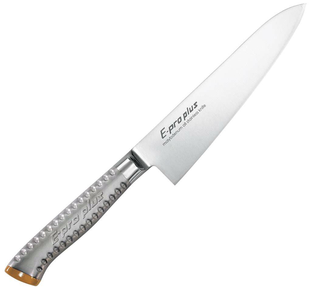 ●サイズ全長：370(mm)●重量：195g●板厚：背:2.2(mm)●材質ブレード：モリブデンバナジューム鋼ハンドル：18-8ステンレススチール●洗浄機：不可●消毒保管庫：使用可●検定証印等：HACCP●刃渡り：24cm●ブレード部：耐久性に優れたモリブデンバナジューム鋼職人による手砥ぎ刃付●ハンドル部：18-8ステンレススチールモナカ構造握り易いフィット感のある特殊形状●切れ味最高ハンドルのフィット感は絶妙かつ衛生的●両刃●背厚：2.2mm※商品画像はメーカー提供の代表画像を使用しております。複数掲載の画像でも、単品販売の場合がございます。サイズ・カラー・型番・付属品等は商品名・商品説明欄をご確認ください。※製造時期により、パッケージや商品の規格が異なる場合がございます。予めご了承ください。ご不明点などございましたらいつでもお気軽にお問い合わせくださいませ。
