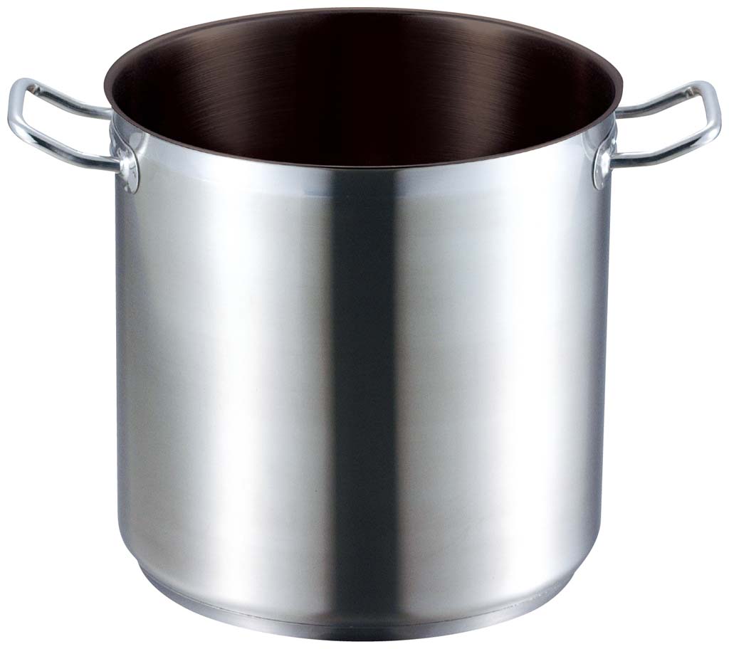 ●サイズφ273(mm)底径：245(mm)●内寸φ260(mm)深さ：260(mm)●重量：3kg●容量：13.8L●板厚：0.9(mm)●材質18-8ステンレスアルミニウム18-0ステンレス内面ノンスティック加工●電磁調理器：200V●鍋底に熱効率の高い三層鋼を使用することにより、短時間調理をサポート。電磁調理器に最適です。(18-8ステンレス、アルミニウム、18-0ステンレス)●カレー・シチュー・ソース等に最適●200V電磁調理器は非常にパワーがある為、鍋の変形防止・安全面からボリュームは中以下で、鍋の状態、内部の温度には細心の注意をお願いします。※商品画像はメーカー提供の代表画像を使用しております。複数掲載の画像でも、単品販売の場合がございます。サイズ・カラー・型番・付属品等は商品名・商品説明欄をご確認ください。※製造時期により、パッケージや商品の規格が異なる場合がございます。予めご了承ください。ご不明点などございましたらいつでもお気軽にお問い合わせくださいませ。