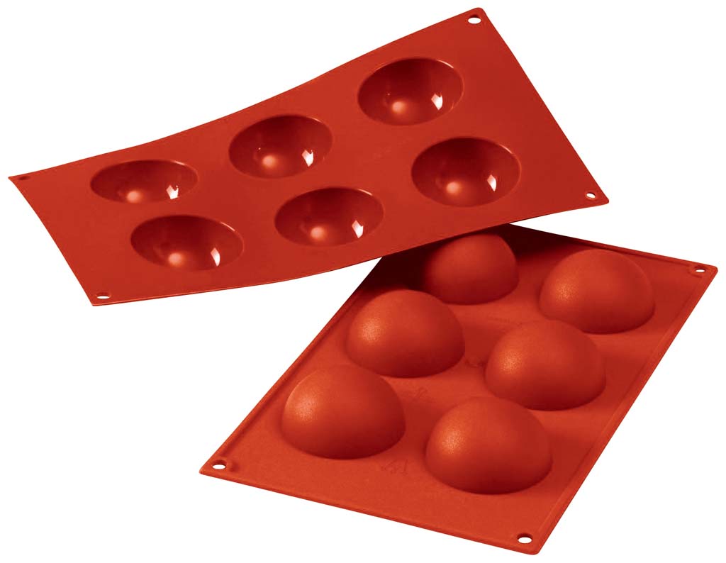 乐天商城 - シリコマート シリコンフレックス 半球60(6ヶ取)SF003 業務用 0558020