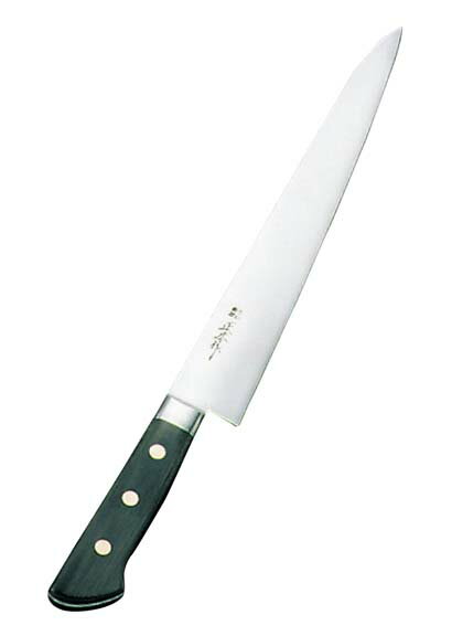 ●サイズ360(mm)●重量：160g●板厚：背:2.3(mm)●材質日本鋼●刃渡り：24cm●ズッシリとした手応えと抜群の切れ味を身上とする純日本鋼。研ぎ澄ました刃先に伝統の風格が漂います。●両刃※商品画像はメーカー提供の代表画像を使用しております。複数掲載の画像でも、単品販売の場合がございます。サイズ・カラー・型番・付属品等は商品名・商品説明欄をご確認ください。※製造時期により、パッケージや商品の規格が異なる場合がございます。予めご了承ください。ご不明点などございましたらいつでもお気軽にお問い合わせくださいませ。