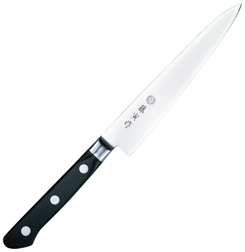 藤寅作 DP鋼(ツバ付)ペティーナイフ FU-802 15cm 業務用 0595001
