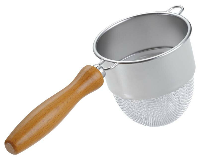 【在庫限り】18-8 木柄 深型 茶漉 2(シングル金網)10170 業務用 0742410