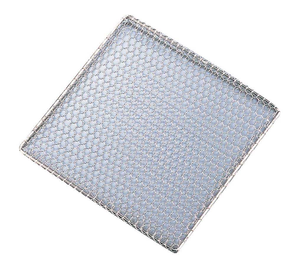 EBM 18-8 角型亀甲 焼アミ 27cm 業務用 0837900