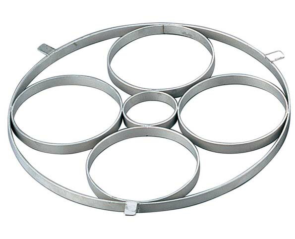 EBM 18-8 ゆで麺鍋用リング Aタイプ φ145×4穴 業務用 0867200