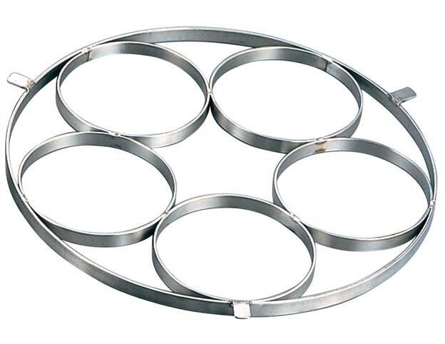 EBM 18-8 ゆで麺鍋用リング Cタイプ φ145×5穴 業務用 0867400