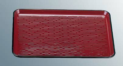 耐熱長手盆 ウルミ鎌倉彫 尺3寸 FRP樹脂 NS加工 業務用 1223750