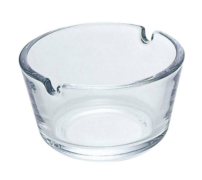 ガラス フィナール 灰皿 クリア P-05581-JAN 業務用 1525800