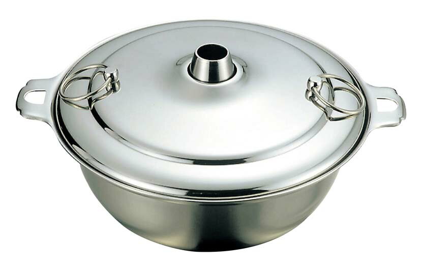 K 18-8 しゃぶしゃぶ鍋 24cm 業務用 1620500