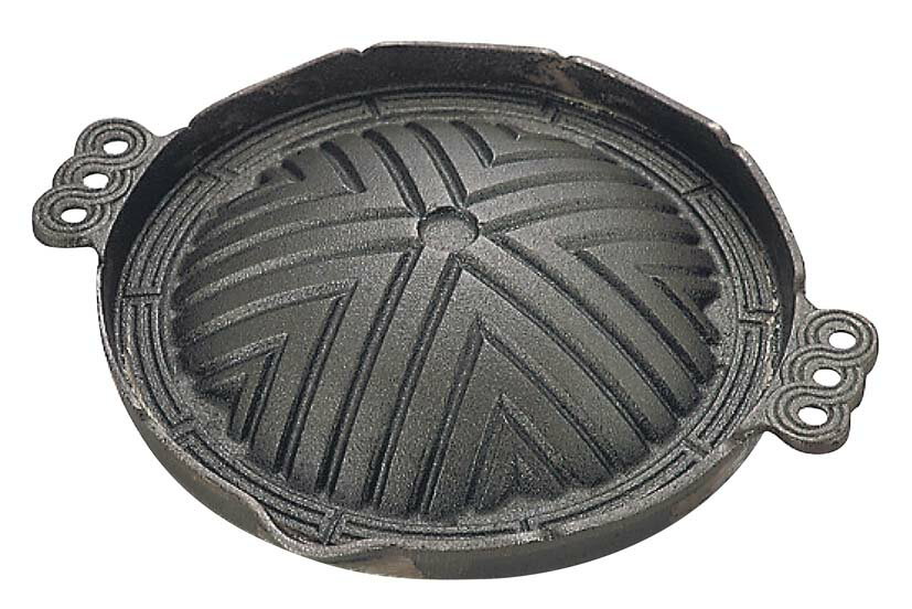 Jingisukan Pans - トキワ 鉄製 ジンギスカン鍋(穴無)CR-17 26cm 丸型 業務用 1641900