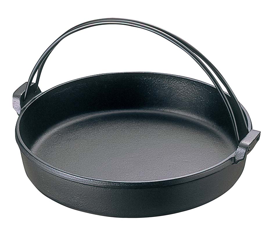 Sukiyaki Pots - 南部 鉄 すきやき鍋 ツル付 26cm 20039 業務用 1643100
