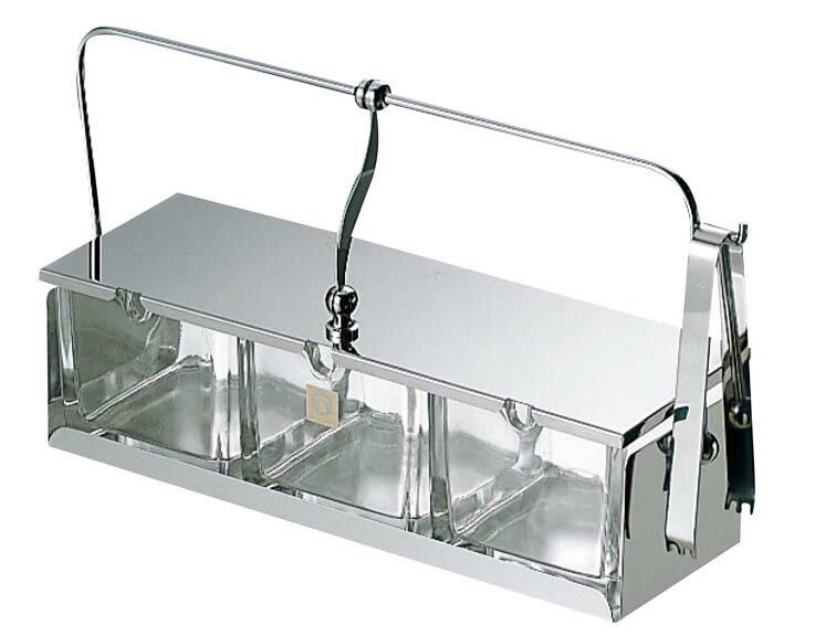 薬味入れ #53(ガラス中子・トング付) 業務用 1999700