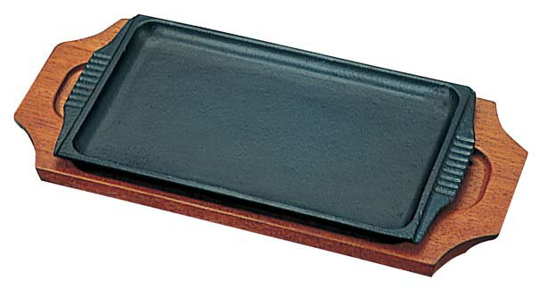 トキワ 鉄 ステーキ皿 308 角 大 28cm 業務用 2036800