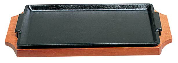 【在庫限り】トキワ 鉄 ステーキ皿 322 デラックス 角S型 業務用 2037300