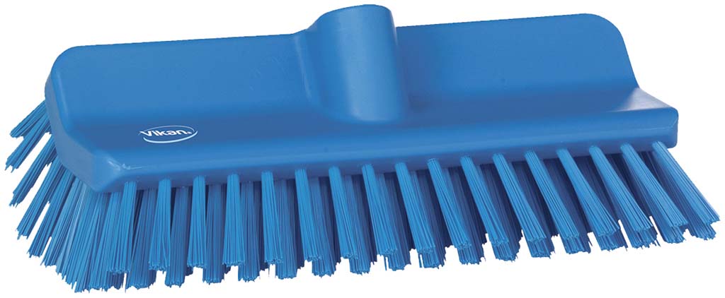 ヴァイカン アングルデッキブラシ ハードタイプ 70473 ブルー 業務用 2118580