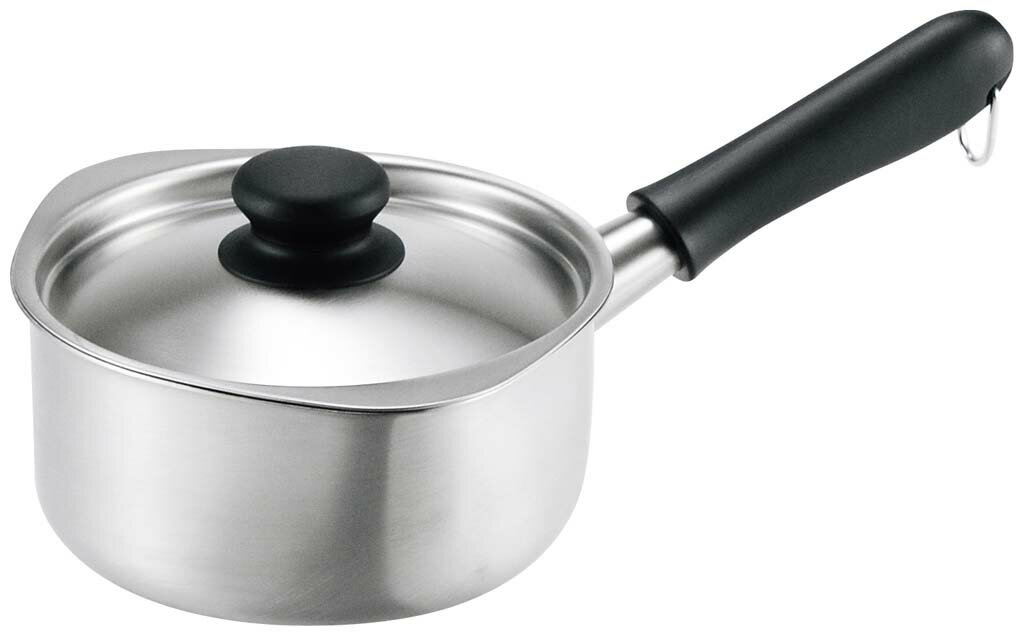 柳宗理 18-8 ミルクパン 蓋無(つや消し)16cm(12150601-1279) 業務用 2304200