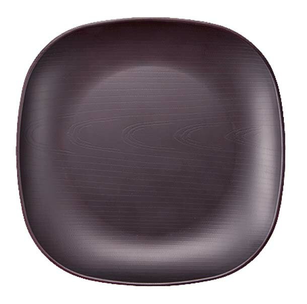 樂天商城 - メラミン食器 ウォールナ スクエアプレート 25cm WD-11-DBR ダークブラウン 業務用 2337620