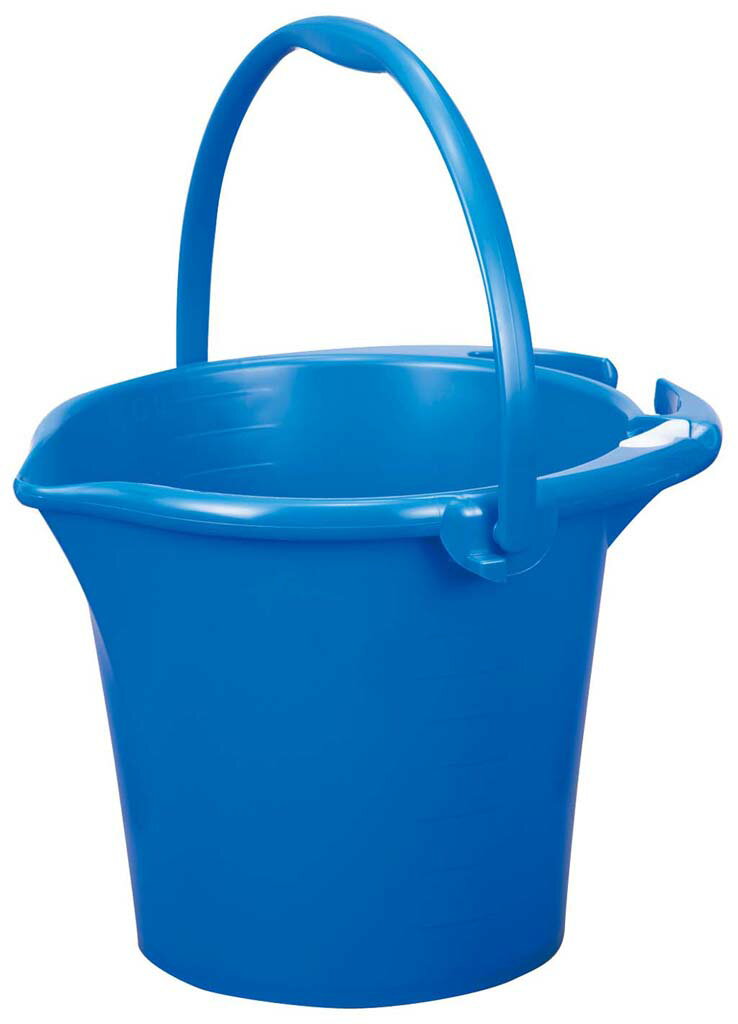 ニューカラー便利バケツ10 ブルー 業務用 2841211