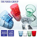 Thunder Group タンブラー 300ml 10oz プラスチック コップ 割れにくい 食洗機対応 重ねてもくっつかない おしゃれ スタッキング 軽量