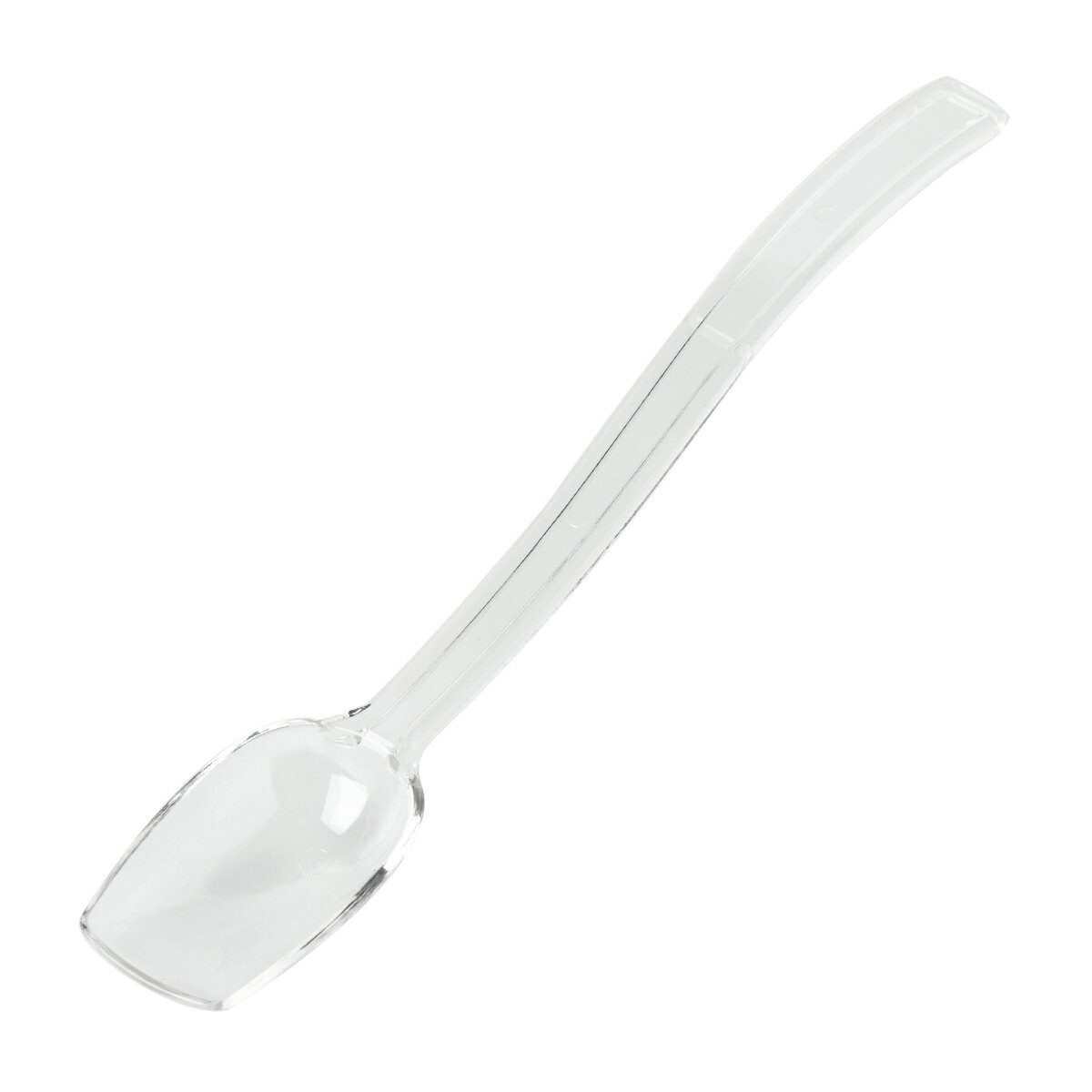 Thunder Group サービススプーン 全長26.4cm ビュッフェスプーン サービング サーバー 食洗機対応 クリア PLBS010CL