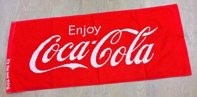 コカコーラ アメリカン雑貨 Coca Cola コカ・コーラ グッズ フェイスタオル RED