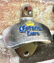 アメリカン雑貨 Corona ボトルオープナー 立体ロゴ 壁掛け 栓抜き-HS0675