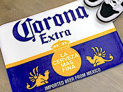 アメリカン雑貨 Corona 玄関マット コロナ フロアマット カーペット ラグ キッチン バス パブ バーグッズ 店舗 ガレージ ディスプレイ BEER ビール