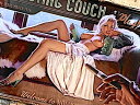 【TIME SALE】【在庫入替SALE!数量限定大特価!!】アメリカン雑貨 エンボス アンティークメタルプレート CASTING COUCH 看板 メタルサイ...