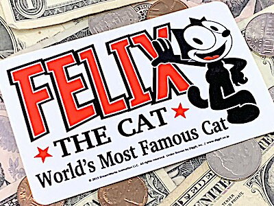 Felix グッズ アメリカン雑貨 フィリックス UVステッカー STAND カー用品 防水 デカール