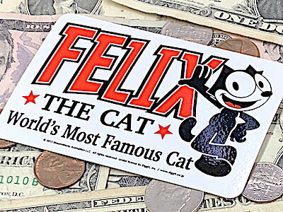 Felix グッズ アメリカン雑貨 フィリックス UVステッカー STAND カー用品 防水 デカール