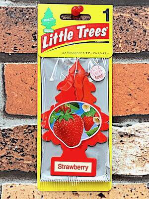 アメリカン雑貨 Little Trees リトルツリー Strawberry ストロベリー いちご イチゴ 苺 エアーフレッシュナー 芳香剤 カー用品 車用 車内