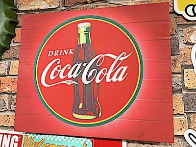 コカコーラ グッズ アメリカン雑貨 バックリット LED プランク サイン Coca Cola 照明 ライト 間接照明 パブグッズ バーグッズ 壁掛け 店舗 ガレージ ディスプレイ