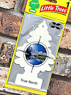 【TIME SALE】【定形郵便発送！送料無料！！】アメリカン雑貨 BIG Little Trees ビッグリトルツリー True North トゥルーノース フレッシュナー 芳香剤 カー用品 車用 車内