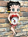 ベティちゃん グッズ アメリカン雑貨 振り子 掛時計 Betty Boop 3Dモーションクロック 壁掛け 店舗 ガレージ ディスプレイ