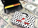 ベティちゃん グッズ アメリカン雑貨 カード ケース Polka Dots Betty Boop 名刺入れ 名刺ホルダー 定期券入れ ICカードケース カードホルダー アメ雑 アメコミ