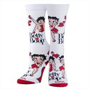 ベティちゃん グッズ レディース ソックス ODD SOX くつした 約22cm〜27cm相当 WOMEN'S Betty Boop WHITE ストリート ファッション