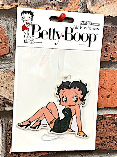 ベティちゃん グッズ アメリカン雑貨 エアーフレッシュナー Betty Boop 03 VANILLA バニラ 芳香剤 カー用品 車用 車内 ベティーちゃん