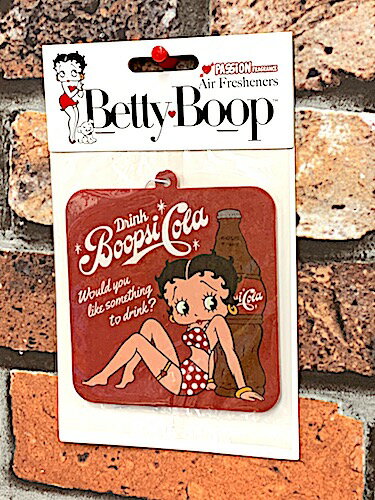 ベティちゃん グッズ アメリカン雑貨 エアーフレッシュナー Betty Boop COLA PASSION 芳香剤 カー用品 車用 車内 ベティーちゃん