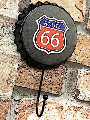 ROUTE66 グッズ アメリカン雑貨 ハンガーフック ルート66 ディスプレイ