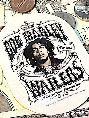 キャラクターステッカー BOB MARLEY ボブマーリー シール 防水 スマホ デコレーション 音楽 ミュージシャン ロック レゲエ