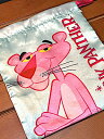 ピンクパンサー グッズ アメリカン雑貨 リボン巾着 PINK PANTHER フェイス バッグ コスメポーチ 小物入れ ファッション(4)