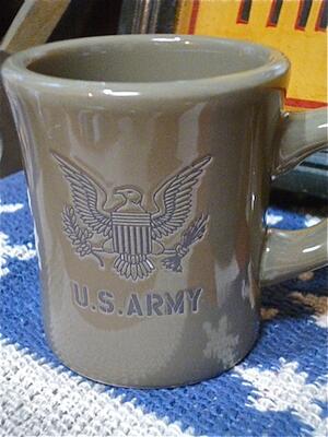 アメリカン雑貨 ミリタリー グッズ マグカップ キッチン グラス ARMY-AR0025