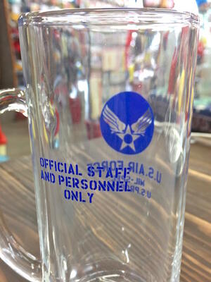 アメリカン雑貨 AIR FORCE グッズ ビアジョッキ エアーフォース キッチン グラス-AR0034 2