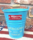 アメリカン雑貨 MERCURY マーキュリー mini BACKET BLUE バケツ ペン立て 鉢植え 収納 小物入れ-PA0039